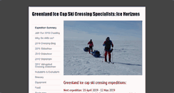 Desktop Screenshot of icehorizons.com